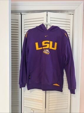 Nike Purple LSU Hoodie Sweatshirt